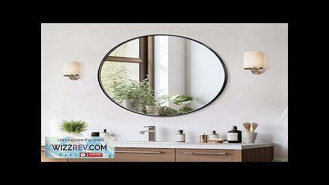 Round Wall Mounted Mirror 30 in Mirror with Aluminium Alloy Frame Review