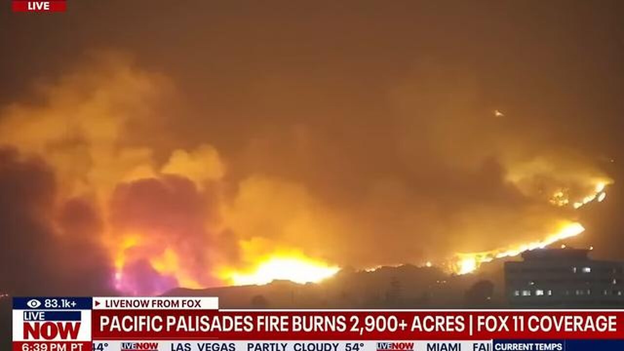 #Palisades #fire #LosAngeles DIRECTED ENERGY WEAPONS ? #DEW #DirectedEnergyWeapons #LaserLines