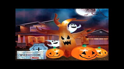 2.4M Halloween Inflatable Horror Tree LED Outdoor Party Halloween Decoration Courtyard Review