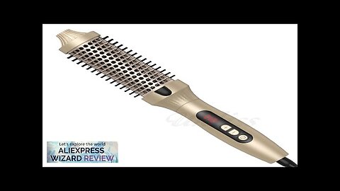 3 IN 1 IONIC Thermal BrushProfessional curly hair brushhair styling toolsbarberia hot Review