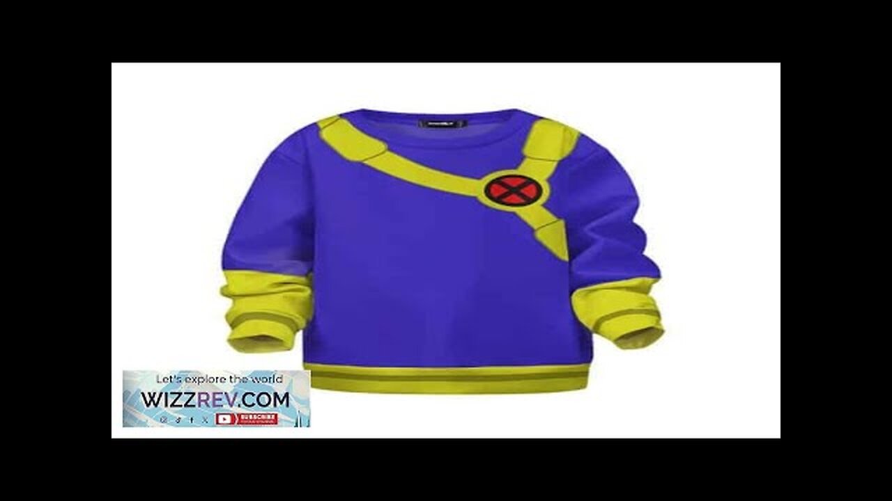 X-Men Mutant Cyclops Costume Cosplay Stylish Kids Sweatshirt Review