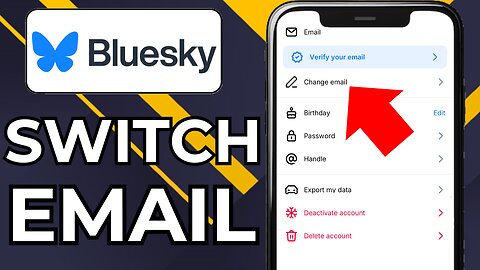 HOW TO CHANGE EMAIL ON BLUESKY SOCIAL