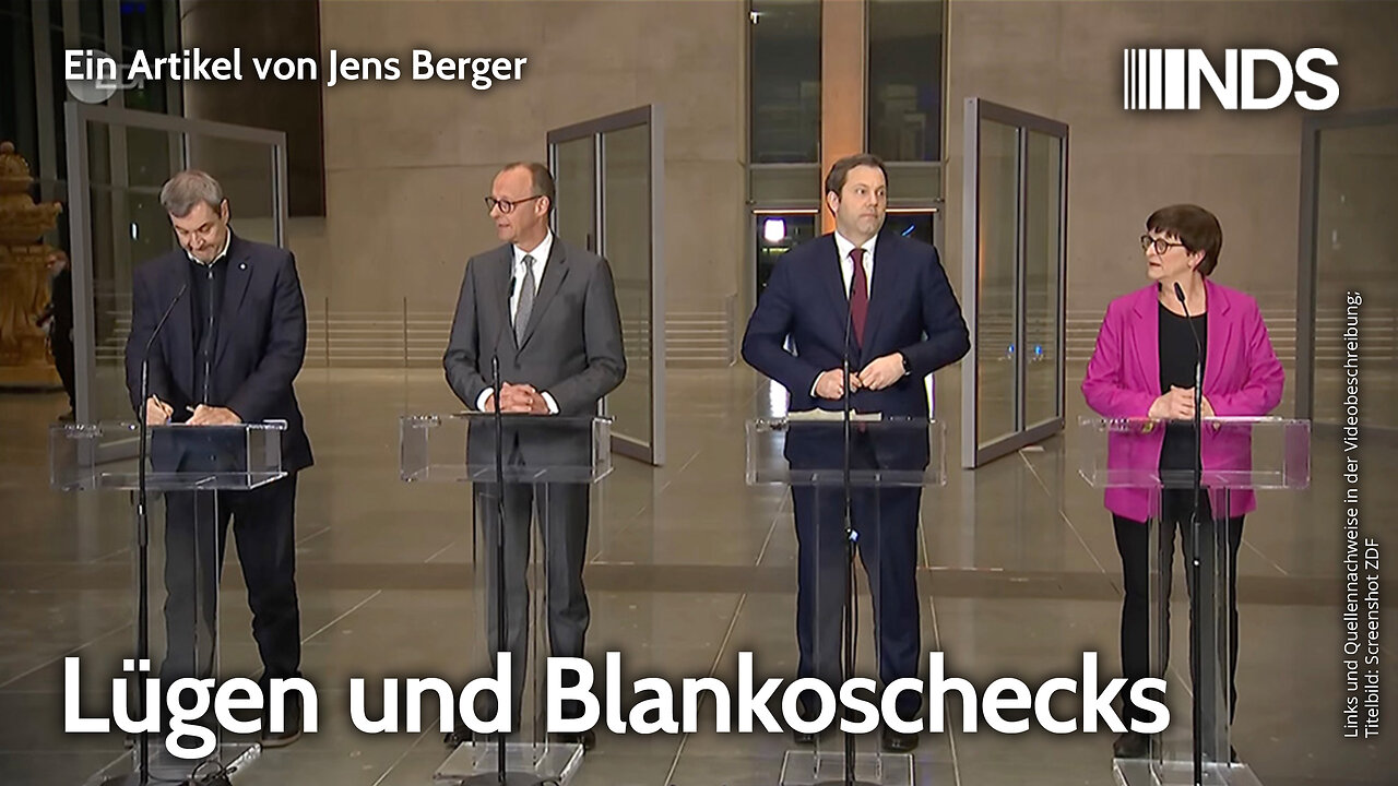 Lügen und Blankoschecks | Jens Berger | NDS-Podcast