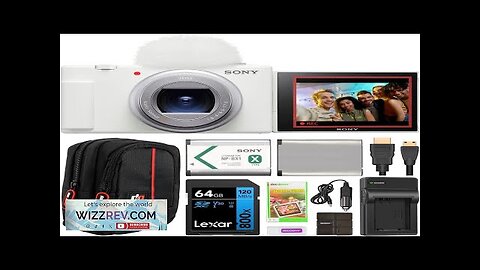 Sony ZV-1 II Vlog Camera with 4K Video & 20.1MP for Content Review