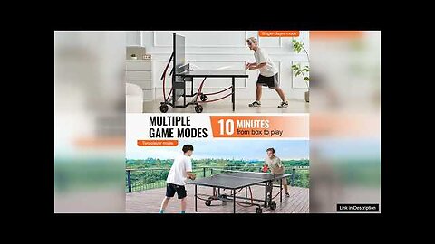 VEVOR Ping Pong Table Foldable Table Tennis Game Table Indoor Outdoor Review