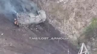 Ukrainian MTLB Destroyed by Fiber-Optic FPV Drone 'KVN' Near Ulakly, DPR