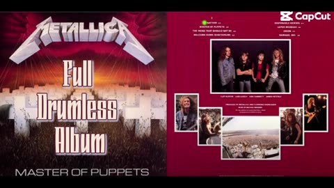 Master of Puppets - Metallica - Full Album Drumless