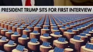 Trump: “I’m cancelling windmills and solar fields…