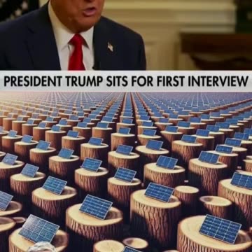 Trump: “I’m cancelling windmills and solar fields…