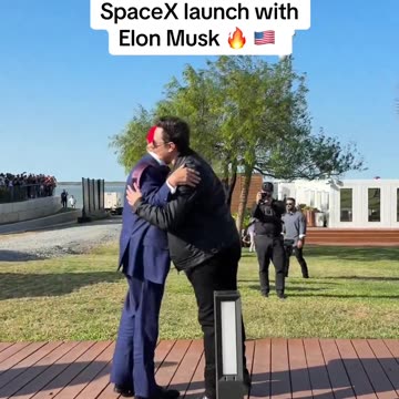 💫 SpaceX launch in Texas with President Trump
