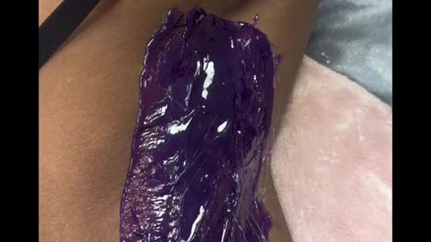 Underarm Waxing with Sexy Smooth Purple Seduction Hard Wax | Flawless & Smooth @cmbeauty_bar