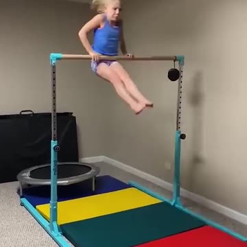 Legend says, she still hangin' there #funny #fail #gymnastics #AFV