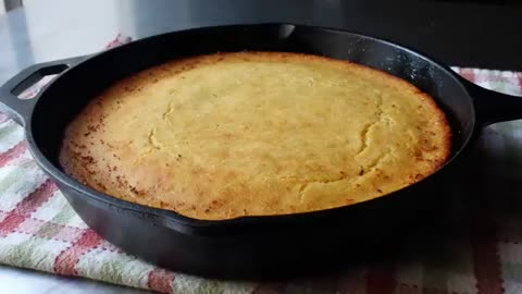 Cast Iron Cornbread - Honey Butter Cornbread - Food Wishes