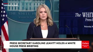 BREAKING NEWS: White House Press Secteray Karoline Leavitt Holds A Press Briefing! - 2/12/2025