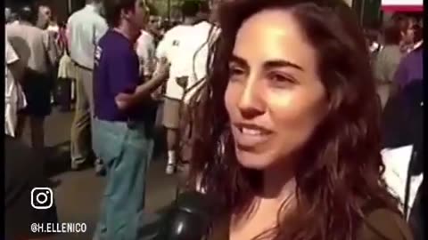 "Well it's a big catastrophe, and I'm Israel, & Now I Hopei...." she said, with a knowing smile.