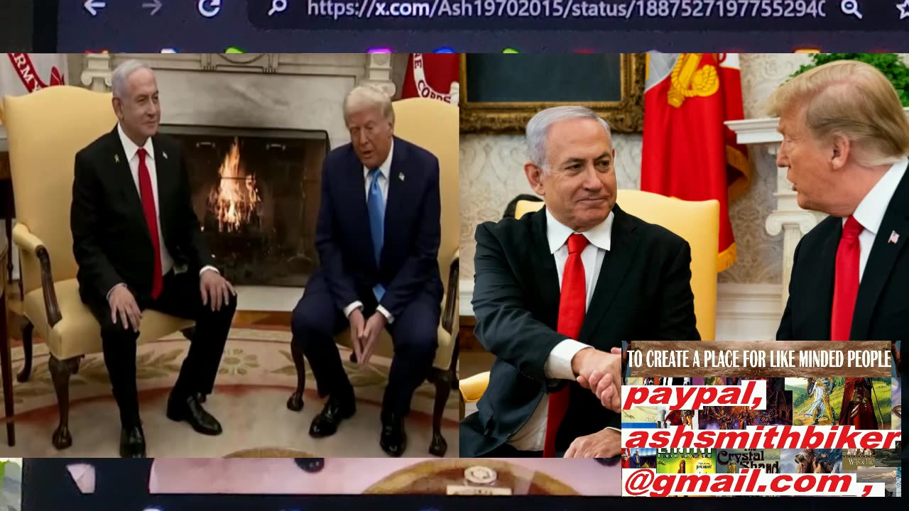 #trump , #netanyahu , thinking the baby murderers have size