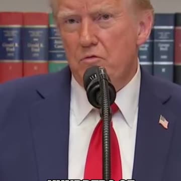 Trump On Putting Large Tariffs On China