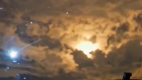 The sky is starting to get weird, helicopter footage 👀