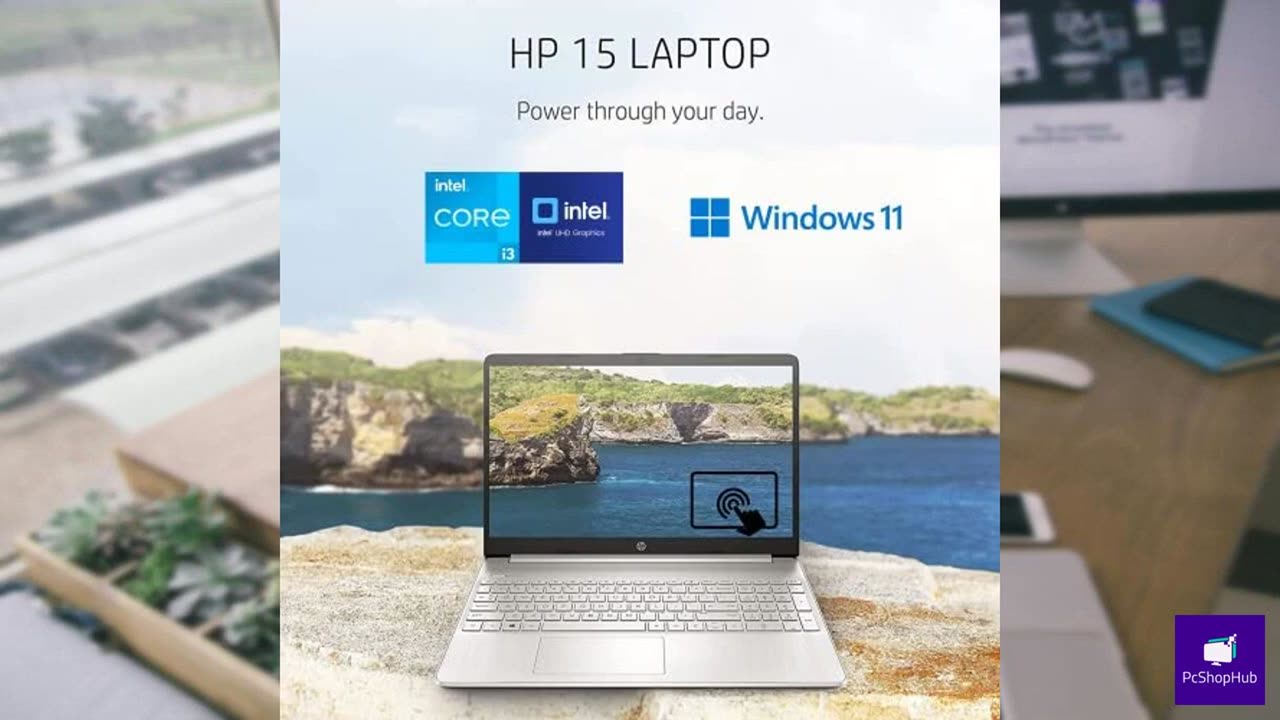 HP Newest Pavilion 15.6" HD Touchscreen Anti-Glare Laptop