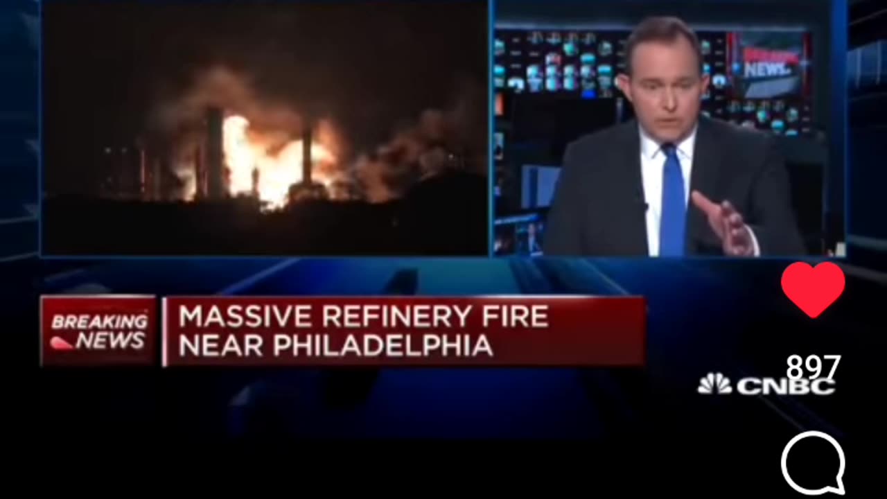 East Coast Largest Gas Refinery Goes Up In Flames