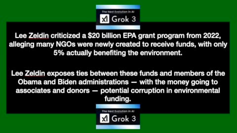 Lee Zeldin Exposes 2022 EPA Grant of $20 Billion To Newly Created NGOs