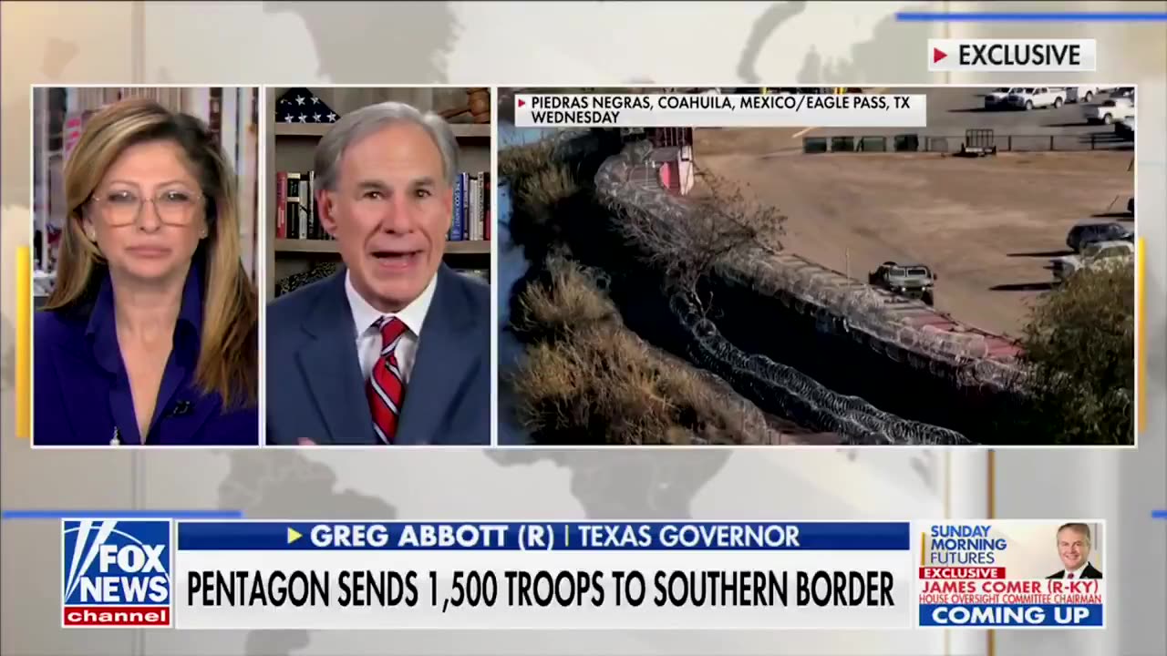 Texas Gov Abbott: IMMEDIATE change at the southern border upon 47's inauguration