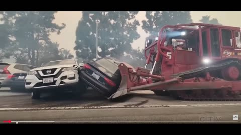 Palisades Fire: The Bulldozer Event
