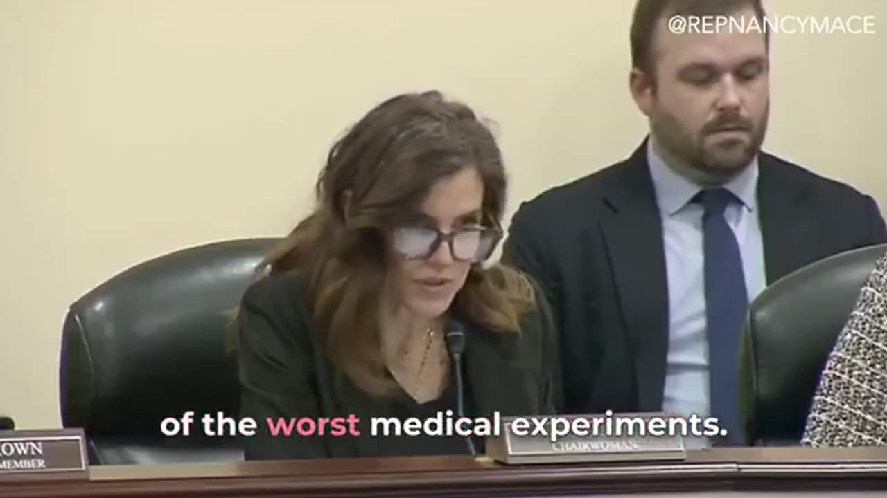 Nancy Mace on insane transgender experiments.