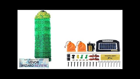 VEVOR Electric Fence Netting 48" H x 100' L PE Net Fencing Review