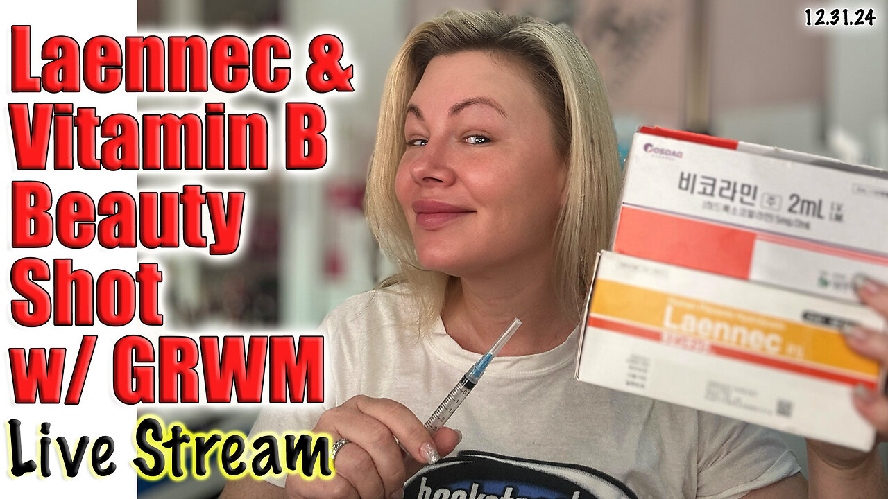 Live Laennec and Vitamin B Beauty Shot and GRWM, code Jessica10 Saves you Money Acecosm.com