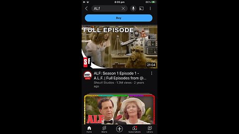 Tv series : Alf