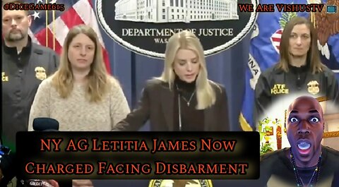 NY AG Letitia James Now Charged Facing Disbarment... #VishusTv 📺