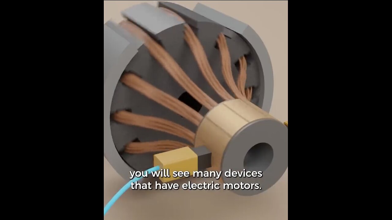 how an electric motor works....