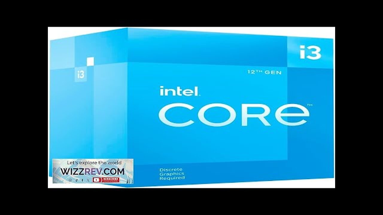 Intel Core i3-12100F 12th Generation Desktop Processor (Base Clock: 3.3GHz 4 Cores Review