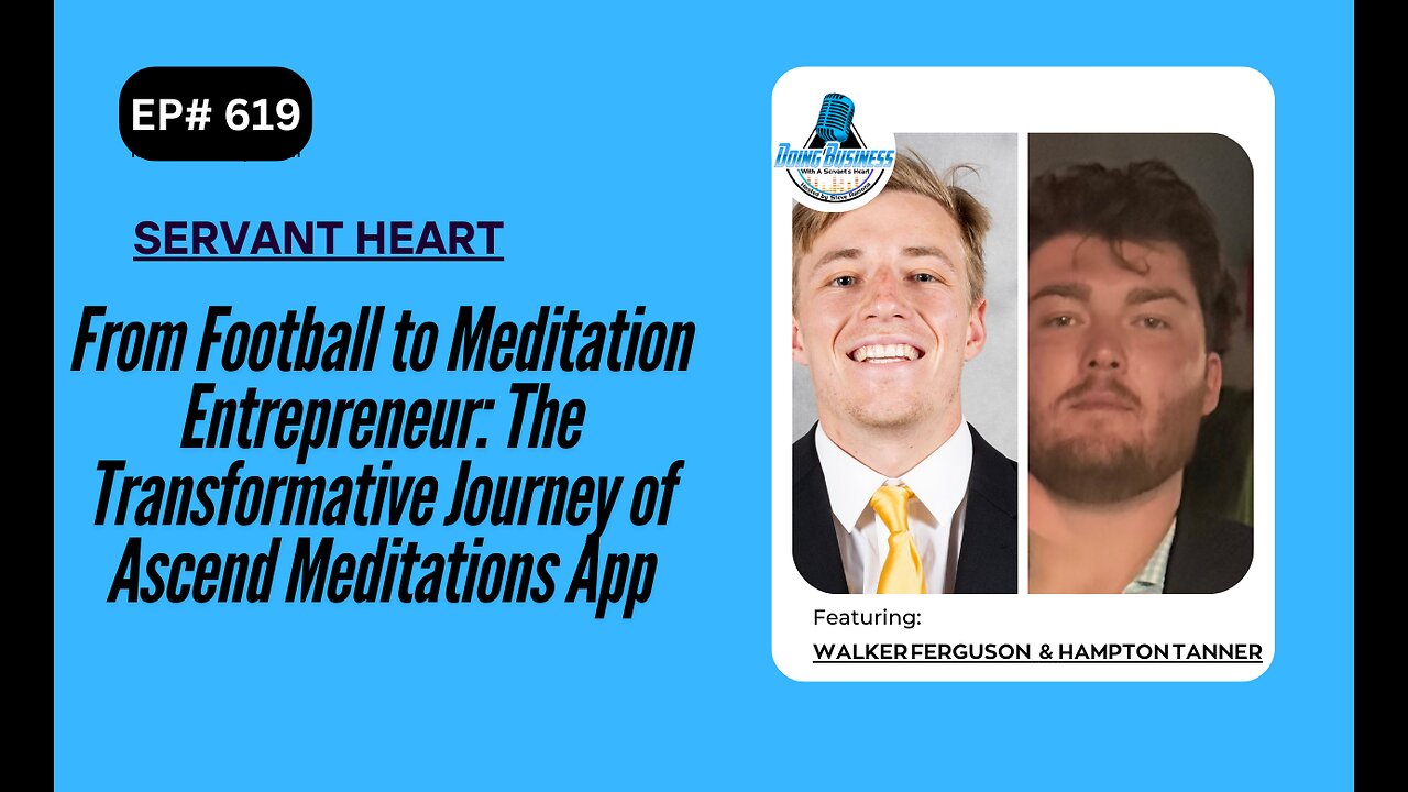 From Football to Meditation Entrepreneur: The Transformative Journey of Ascend Meditations App
