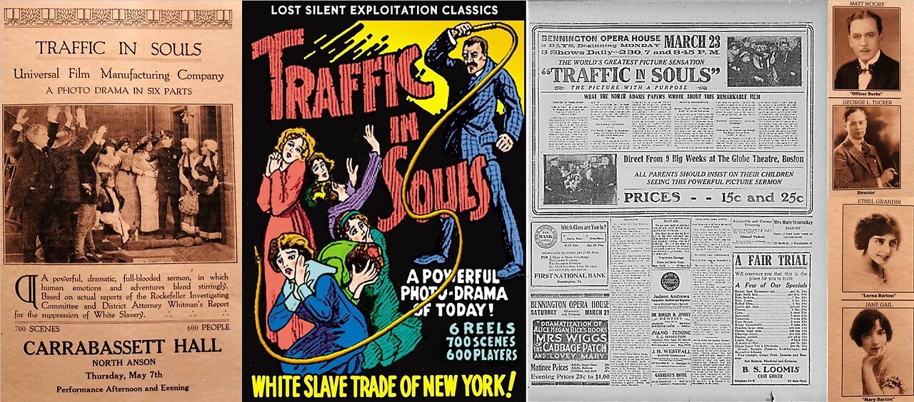 RESCEDULED for SATURDAY! --- "Traffic in Souls" (1913) Universal picture WATCH PARTY!