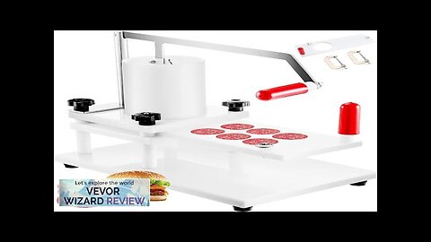 VEVOR Burger Commercial Buger Press 55mm/2.15inch and 130mm/5inch Manual Meat Maker PE Review