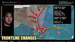 [ Ukraine Frontline Changes ] Ukraine Kursk Offensive = Russian Kursk captures! Andriivka expanded!