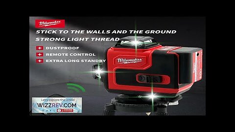 Milwaukee Laser Level Green 16 Lines 4D Self Leveling 360 Horizontal Review