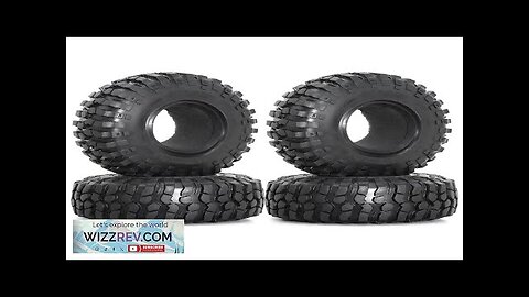 4PCS 1.9 Inches Tyres Tire Skin for 1/10 Rock Crawler Climbing Truck Review