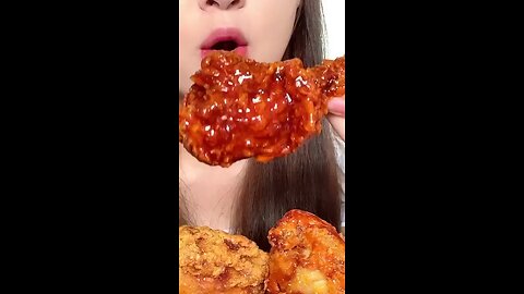 eat fried chicken