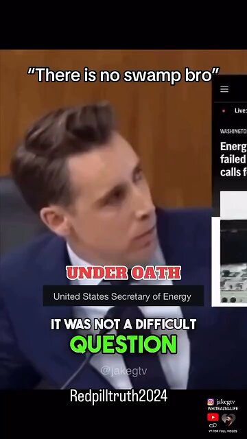 Hawley exposing the swamp