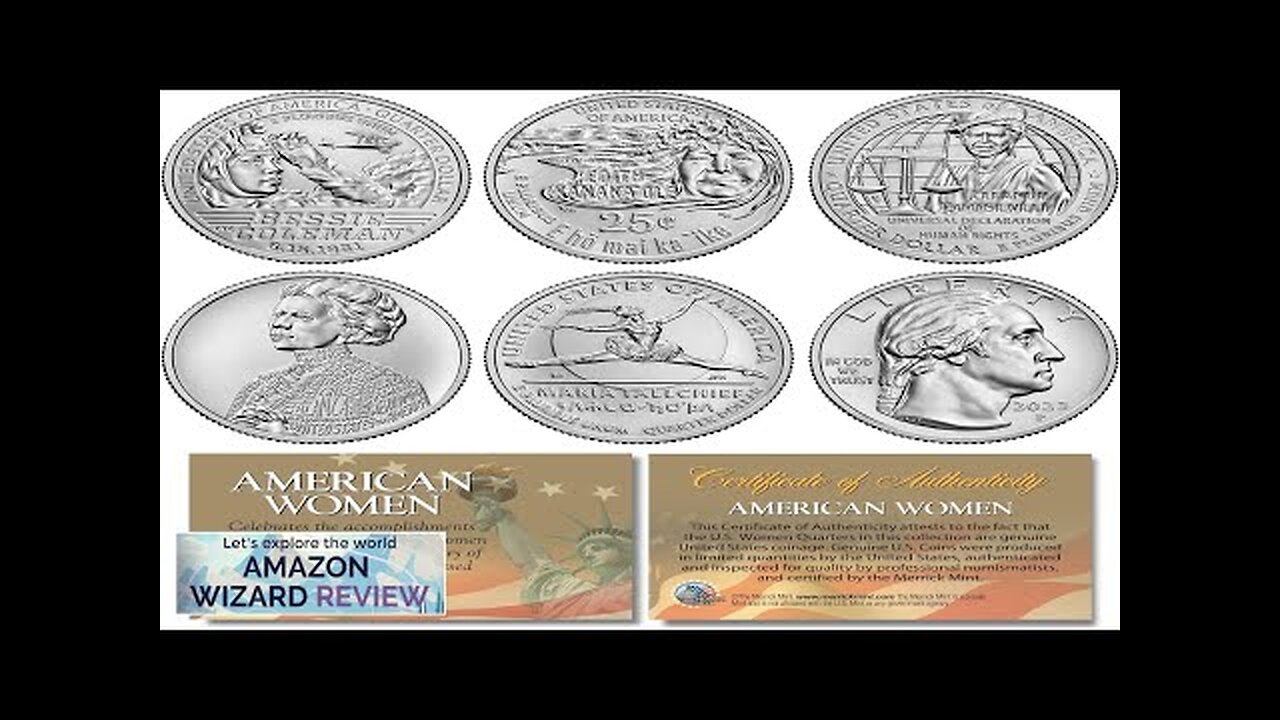 2023 American Women Quarters U.S. Mint 5-Coin Complete Set in Capsules (P-Mint) Review