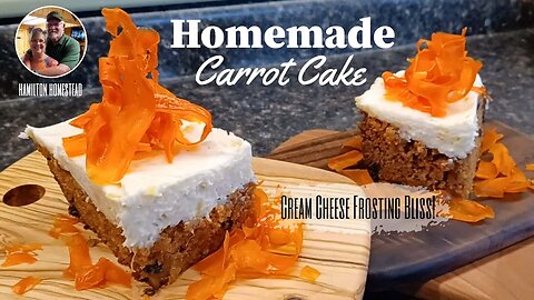 Carrot Cake Recipe from My Deli Days | Irresistible Cream Cheese Frosting