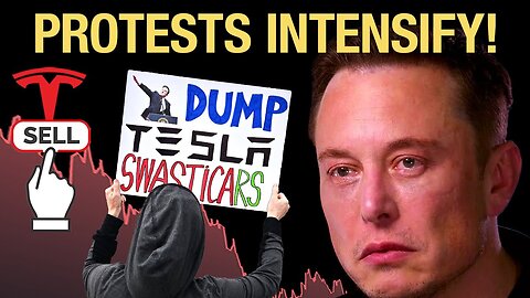 Tesla Stock Dive DEEPENS Amid INTENSE Anti-Elon Protests