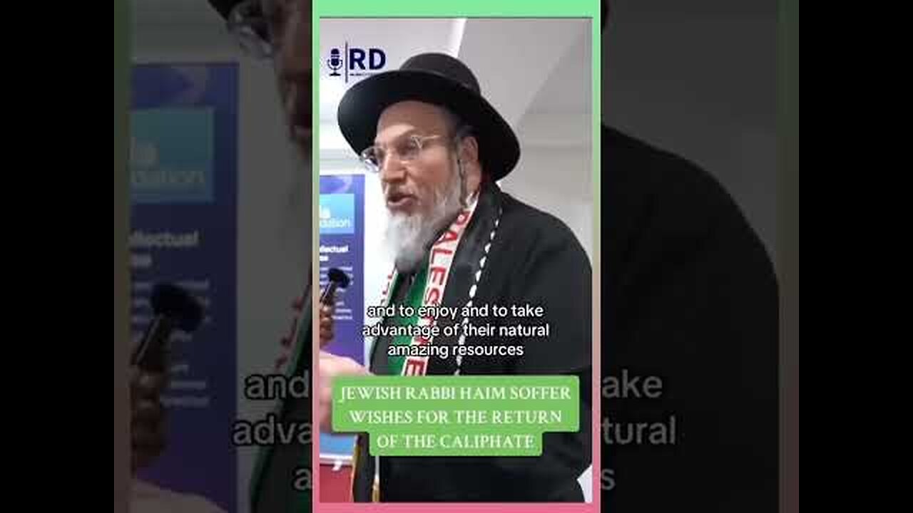 Jewish Rabbi Haim wants the Caliphate Back