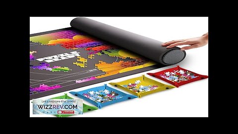 Puzzle Ready Jigsaw Puzzle Mat Roll Up 46” x 29.5” Puzzle Review