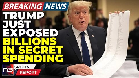 Breaking: Trump Just Turned To The Camera And Read The Government's Secret Payment List