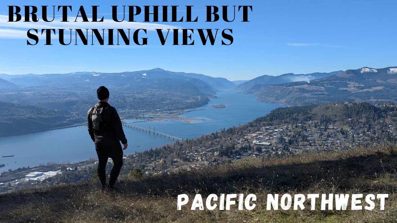 Ascending up for some killer views on the Skyline Viewpoint trail | Columbia River Gorge, Washington