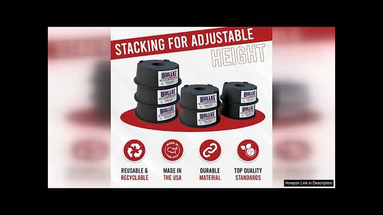 Trailer Jack Block Stand (USA Made Strongest on Market) Tested to 18000 Review